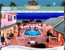 Tablet Screenshot of islandcottagevillas.com